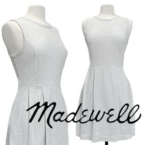 Madewell Dress White with Grey Stripes | Style A5172